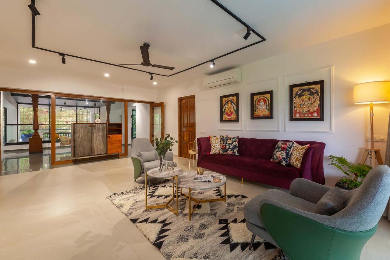 Villa Sereno By Stayvista - An Elegant And Entertaining Retreat Featuring A Swimming Pool, Outdoor Jacuzzi, Modern Interiors, And A Snooker Table Alibag Bagian luar foto